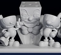 STL file KING DICE - CUPHEAD 🤴・Design to download and 3D print