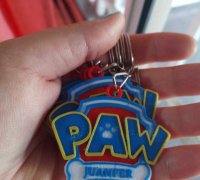 paw patrol keychain 3D Models to Print - yeggi