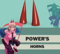 CHAINSAW MAN] Power horns by Airis, Download free STL model