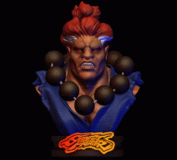3D file Akuma - Street fighter 🎲・Model to download and 3D print