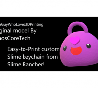 3D file Slime Rancher 2 Ringtail Slime Statue・3D printable model