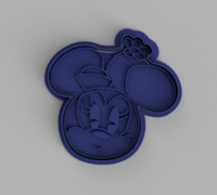 STL file Minnie Mouse Keychain・3D printable model to download・Cults