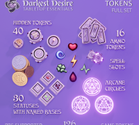 DND tokens by danya, Download free STL model