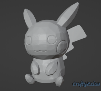 STL file Kirby Pichu Pikachu Raichu Pokemon 🐉・3D printer design to  download・Cults