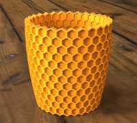 Twisted Honeycomb Pen Holder — Zacarias Engineering