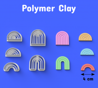 Free 3D file cutter for polymer clay in three dimensions, cut circle  🟣・Design to download and 3D print・Cults