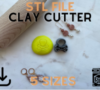 STL file DRAGONFLY POLYMER CLAY CUTTERS - POLYMER CLAY TOOLS - 3D