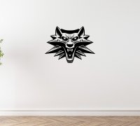 Geralt of Rivia Metal Wall Art, the Witcher Wall Decor, the