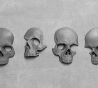 Fichier STL One piece wall art decoration skull・Objet imprimable