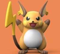 STL file Kirby Pichu Pikachu Raichu Pokemon 🐉・3D printer design to  download・Cults