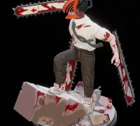 3D file Chainsaw Man Helmet - Denji Cosplay 🪚・3D printer model