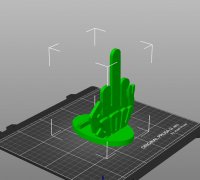 STL file Rick Sanchez middle finger - Phone Holder 📞・3D print