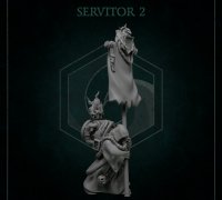 3D file Scribe servitor 🎲・Template to download and 3D print・Cults