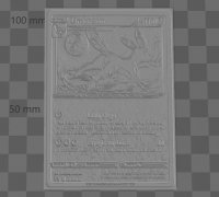 STL file articuno pokemon tcg tcg lithophane・3D print design to