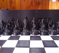 Free STL file Star Wars Chess set ⭐・3D printing model to download・Cults