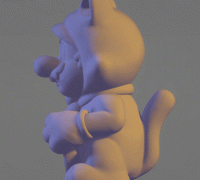 Cat Mario 3d printing model for lamp 3D model 3D printable