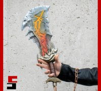 3D file Blade Of Olympus From God of War - Fan Art 3D print model