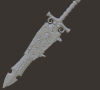 STL file Mihawk sword 🗡️・3D print model to download・Cults