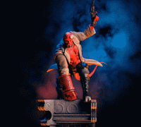 Figurine Hellboy Impression 3D Résine PLA Impression Minis