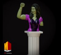 STL file Lego she hulk abomination figure 🏗・Template to download