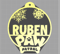 Badge Ruben pour déguisement Pat Patrouille - 3D Print This Out
