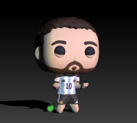 Funko Messi Inter Miami, 3D models download