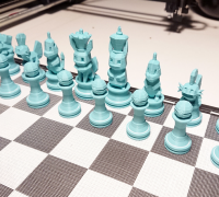 STL file Clash Of Clans Chess Set STL 3D ♟️・3D printable model