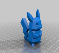 Unown Alphabet Low Poly Pokemon | 3D Print Model
