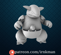 115 Kangaskhan - Pixelmon - 3D model by ExodiaLeader (@exodialeader)  [854258d]