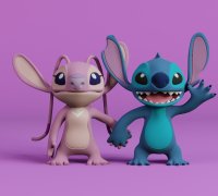 Download Lilo And Angel Stitch 3d Style Wallpaper