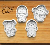 STL file Gingerbread man - Shrek - Cookie cutter - Fondant 👨・3D printing  idea to download・Cults