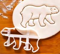 STL file Bear Cookie Cutter / Oso Cookie Cutter 🐻・3D printer design to  download・Cults