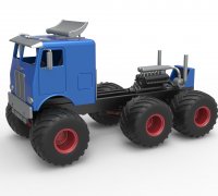 freightliner truck 3D Models to Print - yeggi