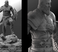 STL file Thor - God of War - Ragnarok 🌩️・3D printing idea to download・Cults