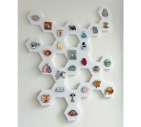Hanging Enamel Pin Display Board by Kijiro