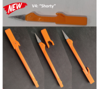 Xacto Knife - Retractable by DaHouzKat, Download free STL model