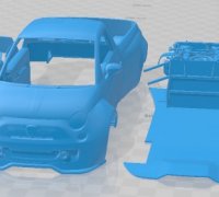 Fichier STL Fiat 500 Abarth esseesse 3models Porte-clés 🔑・Plan à imprimer  en 3D à télécharger・Cults