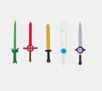 MC MODELS - Adventurer Swords Pack
