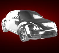 STL-Datei VW New Beetle Seitentasche 🆕・Design für 3D-Drucker zum