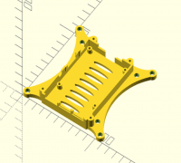 VESA 75x75 mount plate to 35mm pole by Olo Deepdelver, Download free STL  model