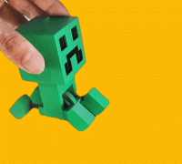 Minecraft Creeper Bookmark by Michael, Download free STL model