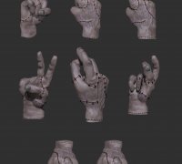 STL file Thing, the hand from Addams Family ✋・3D printable model