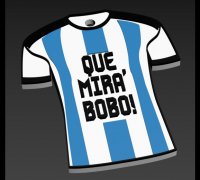 Archivo STL Camiseta Brasil 🇧🇷・Objeto de impresión 3D para