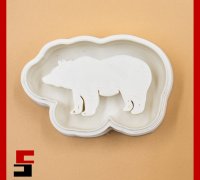 Bear Cookie Cutter STL File — Maddie's Cookie Co.