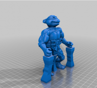 3D model Raphael Teenage Mutant Ninja Turtle VR / AR / low-poly