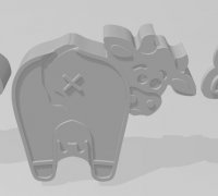 cow mould 3D Models to Print - yeggi