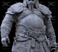 Kratos Bust God of War Ragnarok 3D Print Model in Monsters