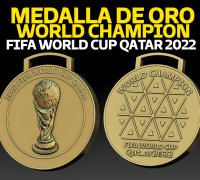 STL file FIFA WORLD CUP QATAR 2022 LOGO・3D print design to download・Cults