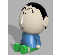 3D file Shin-Chan 💬・3D printable model to download・Cults