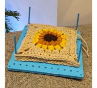 Blocking Board For Knitting and Crochet Projects, 3D Printed, W/Wooden  Dowels